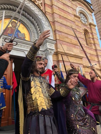 Вјенчање краља Стефана Драгутина и принцезе Каталине Арпад